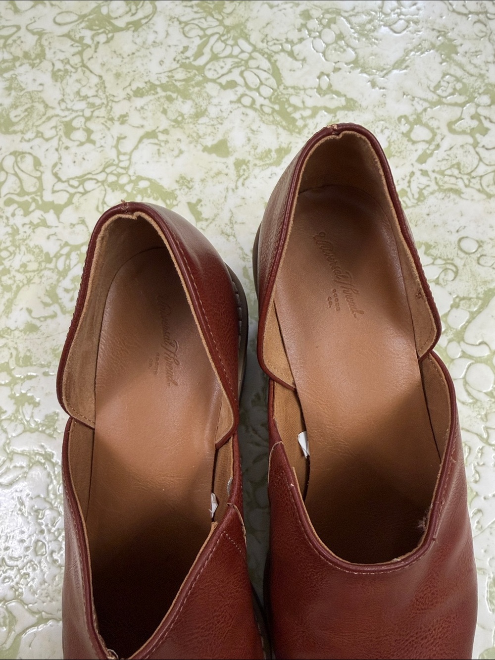 Universal Thread Women's Brown Pointed Leather Ankle Booties - Picture 4 of 4